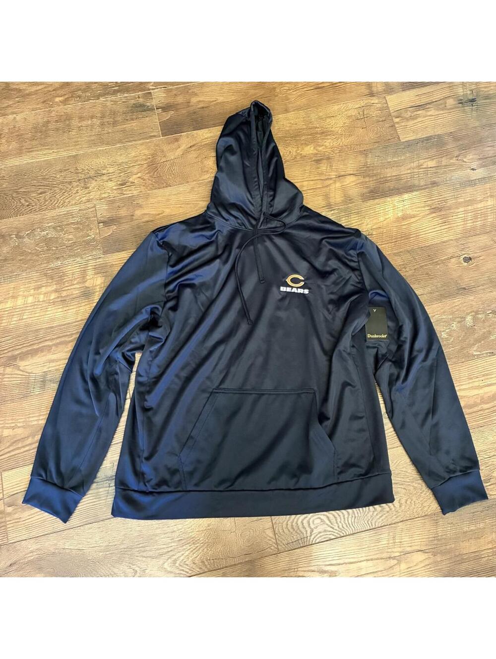Dunbrooke Navy blue Chicago Bears hoodie XXL
